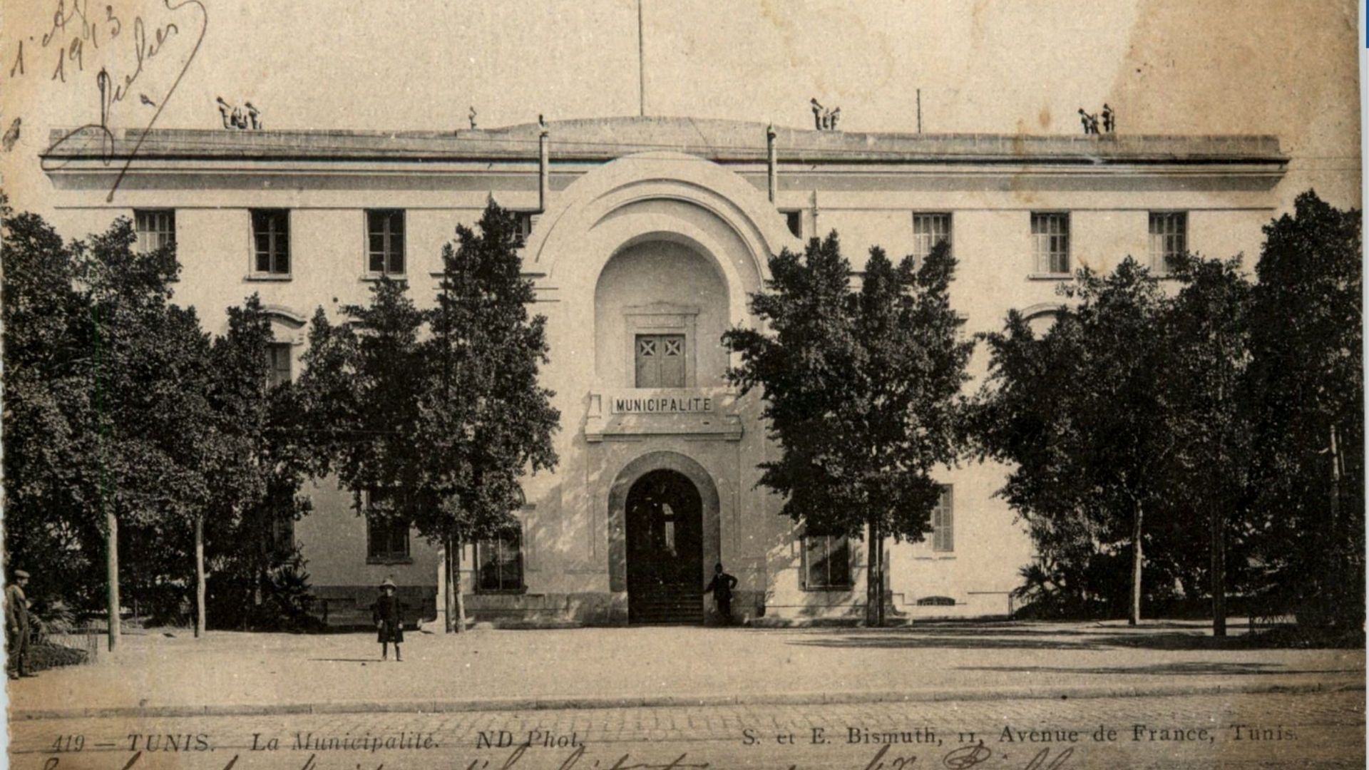 CP Tunis Mairie 1913