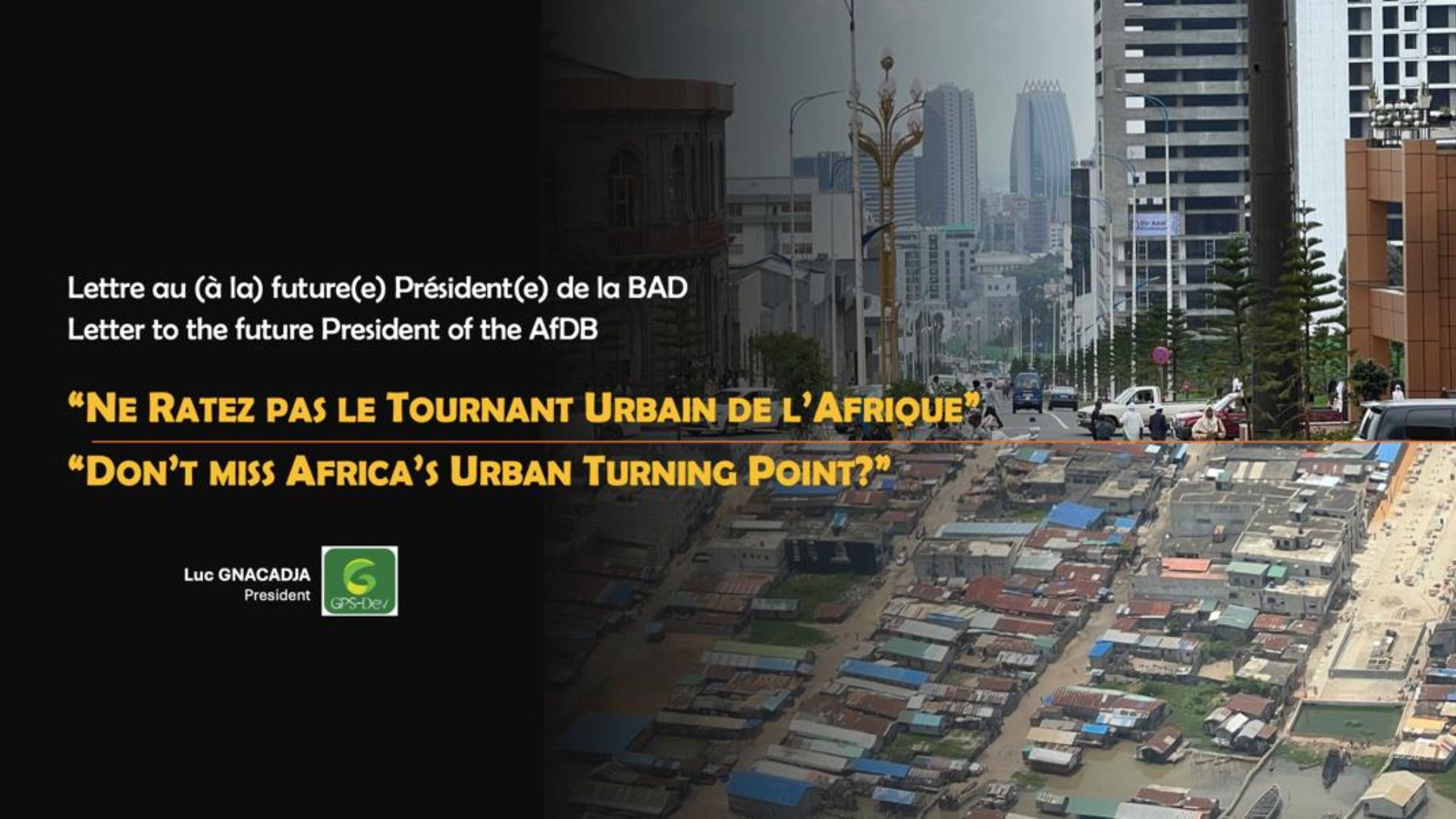 Ratez « Ne ratez pas le tournant urbain de l’Afrique ! » - Urbanisme Francophonie